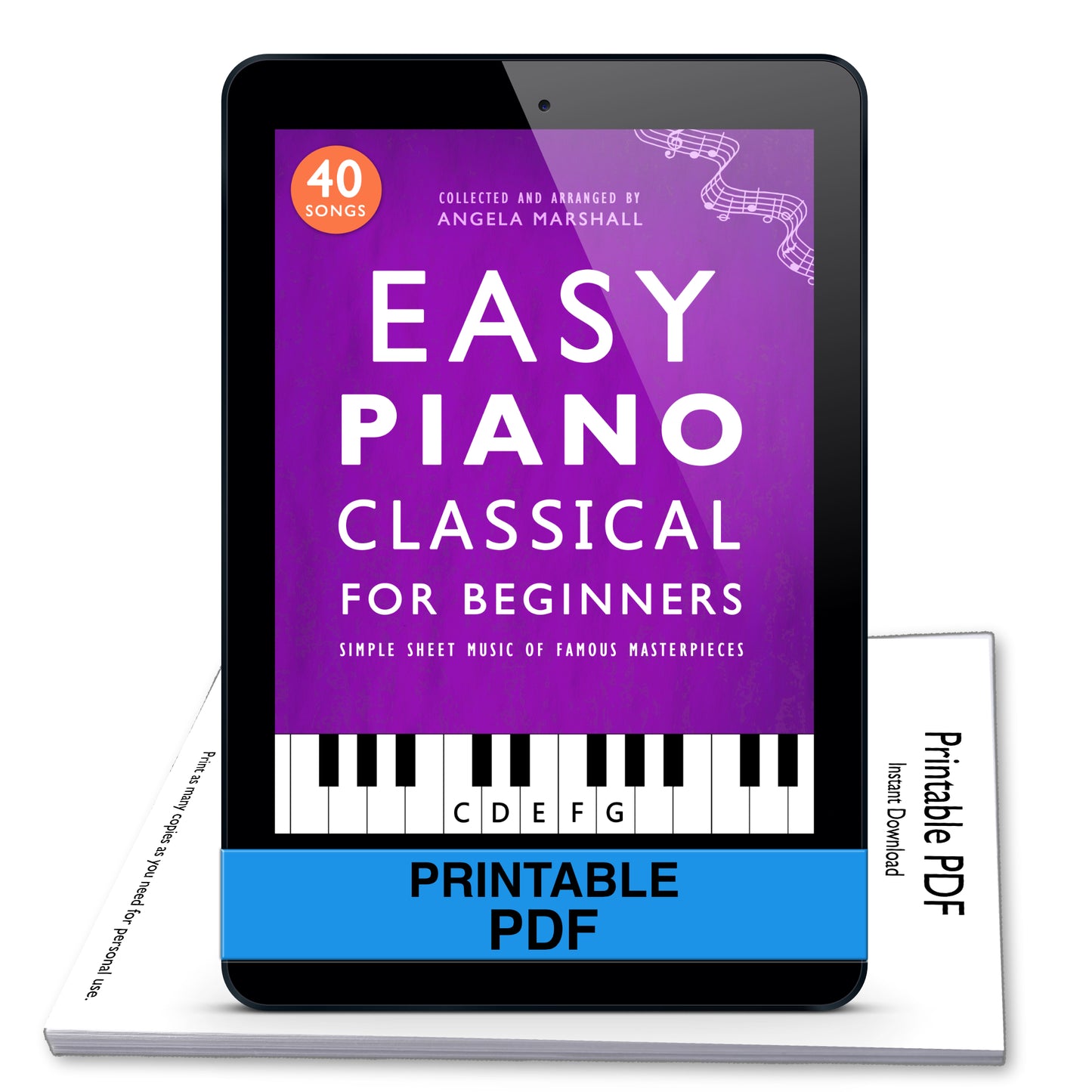 Easy Piano Classical for Beginners