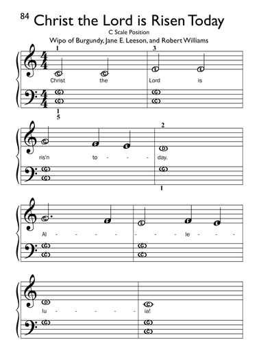 Sheet music preview page
