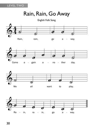Sheet music preview page