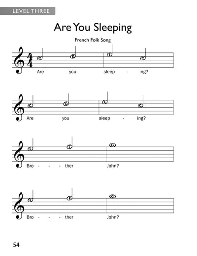 Sheet music preview page