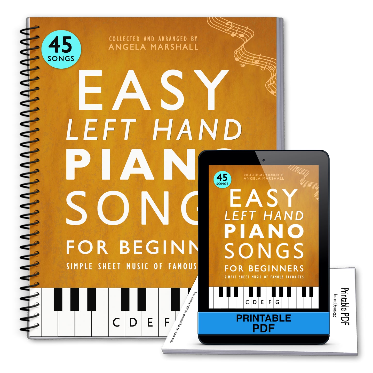 Easy Left Hand Piano Songs for Beginners Level 1