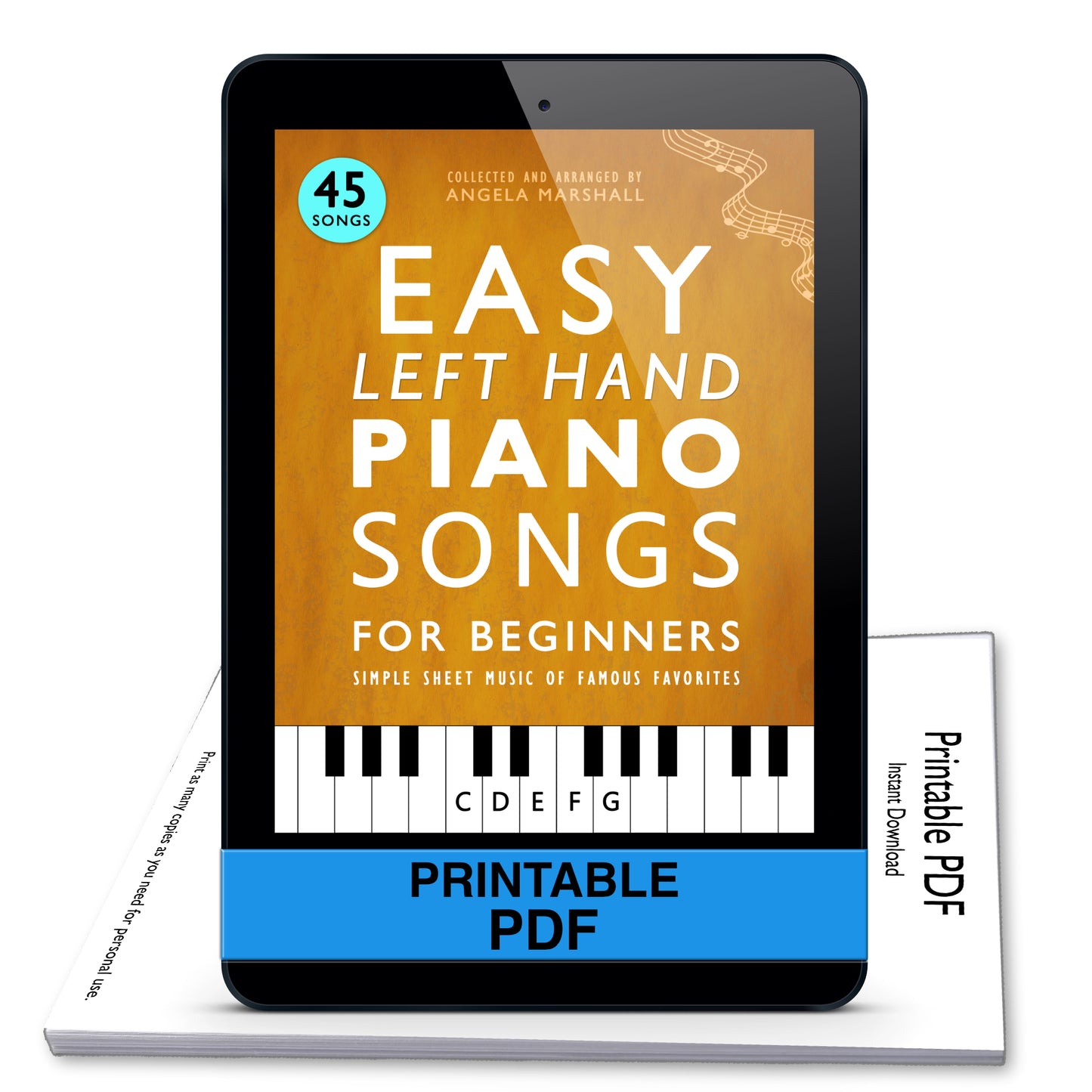 Easy Left Hand Piano Songs for Beginners Level 1