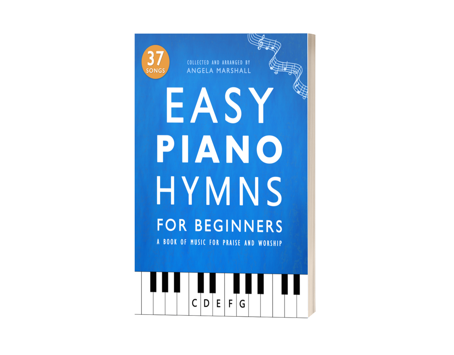 Easy Piano Hymns for Beginners (Paperback and Ebook Bundle)